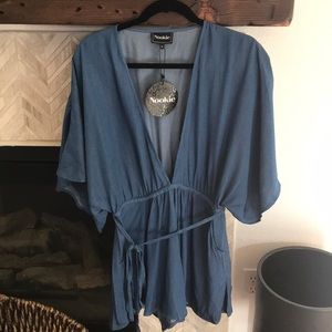Nookie Dreamer Denim Playsuit - Revolve